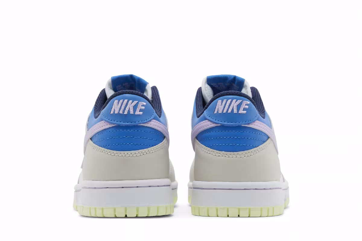 Nike Dunk Low GS Khaki Blue Pink, view 7
