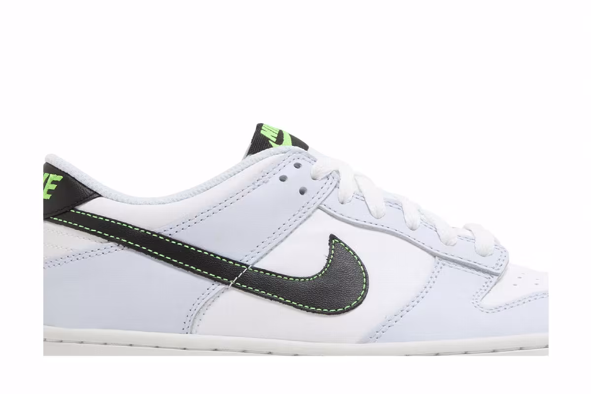 Nike Dunk Low GS Grey Green Strike, view 3