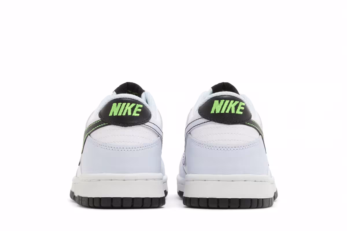Nike Dunk Low GS Grey Green Strike, view 7