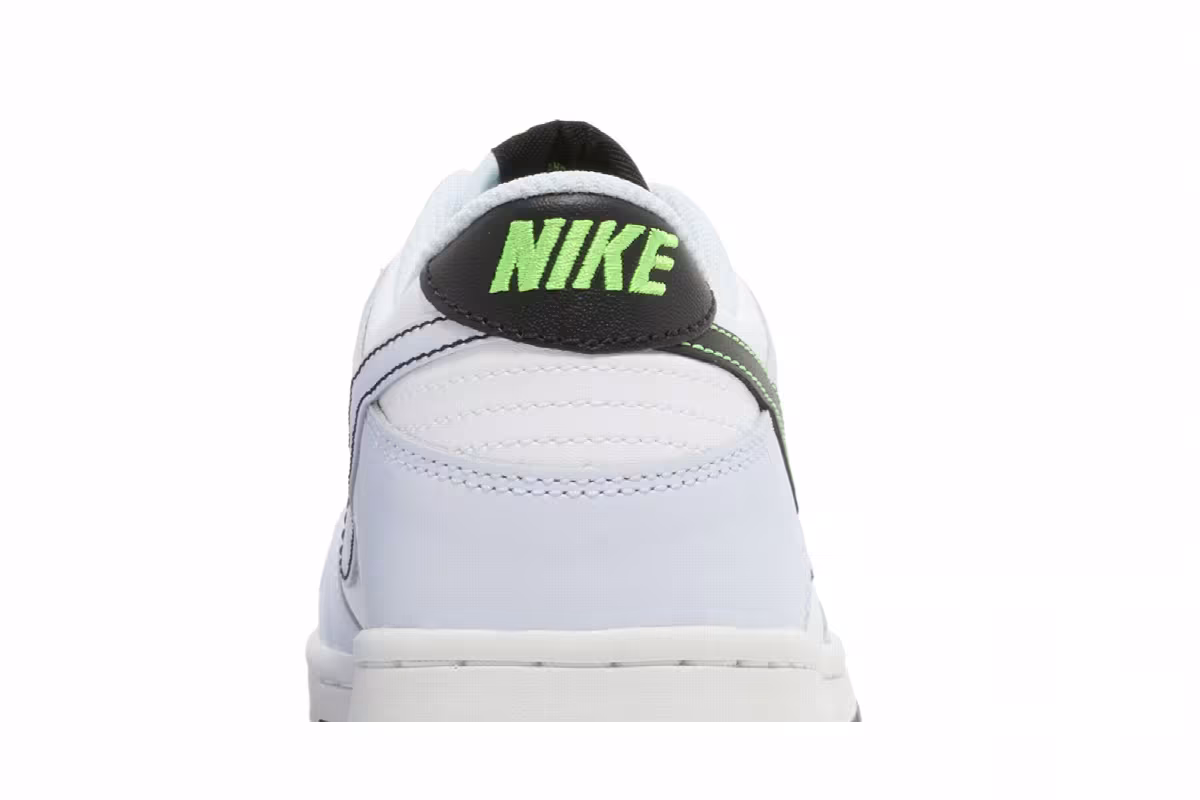 Nike Dunk Low GS Grey Green Strike, view 8