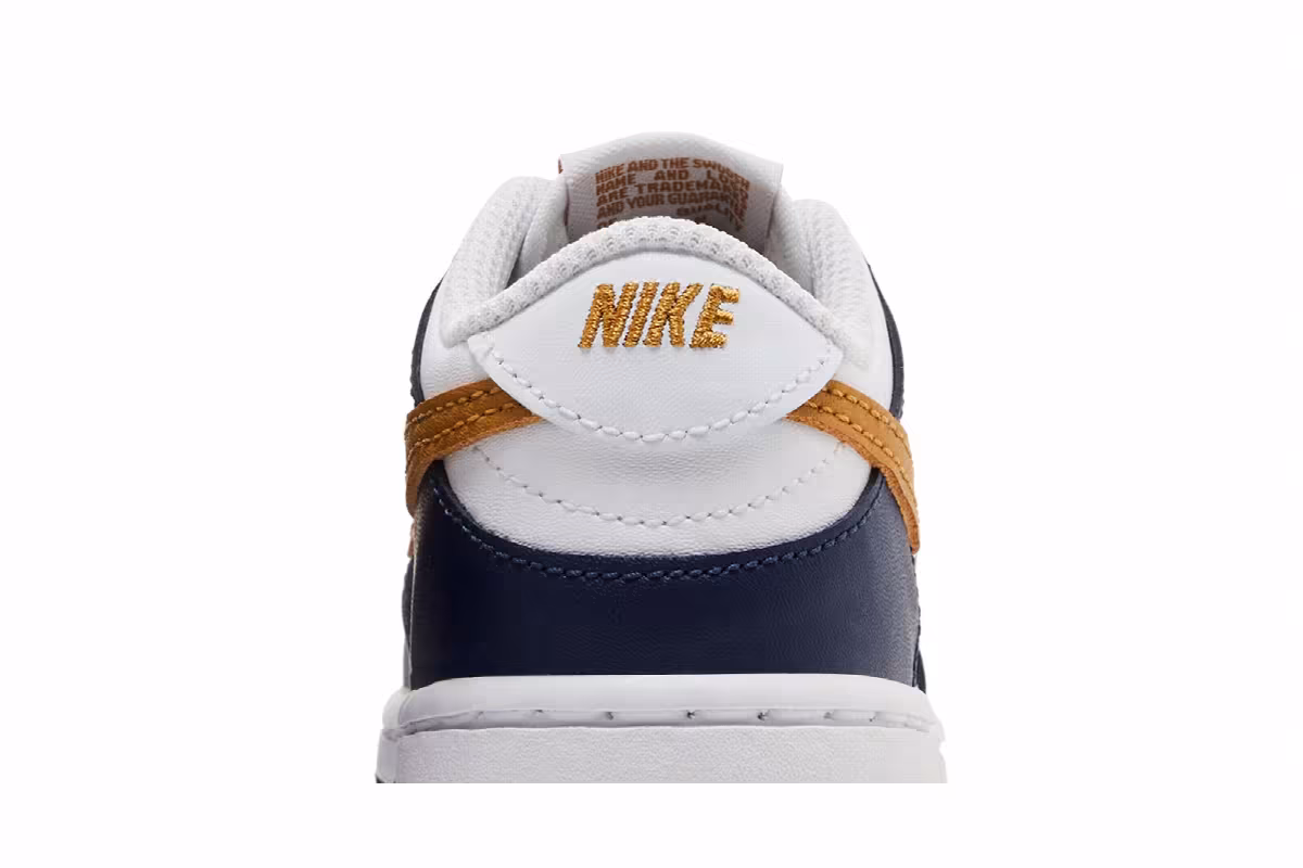 Nike Dunk Low TD Midnight Navy Wheat, view 8