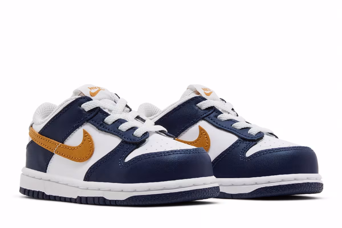 Nike Dunk Low TD Midnight Navy Wheat, view 9