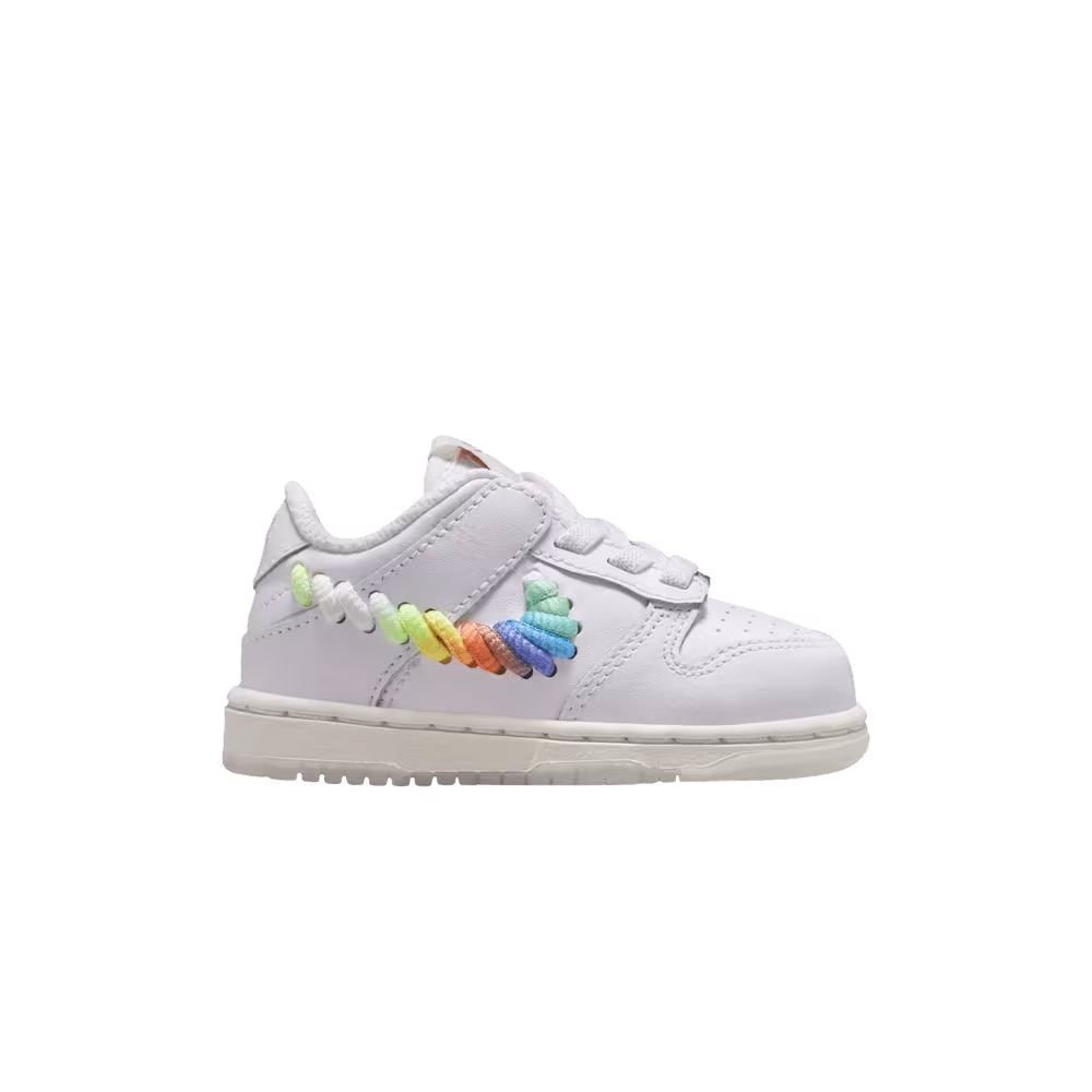 Nike Dunk Low TD Rainbow Lace Swoosh