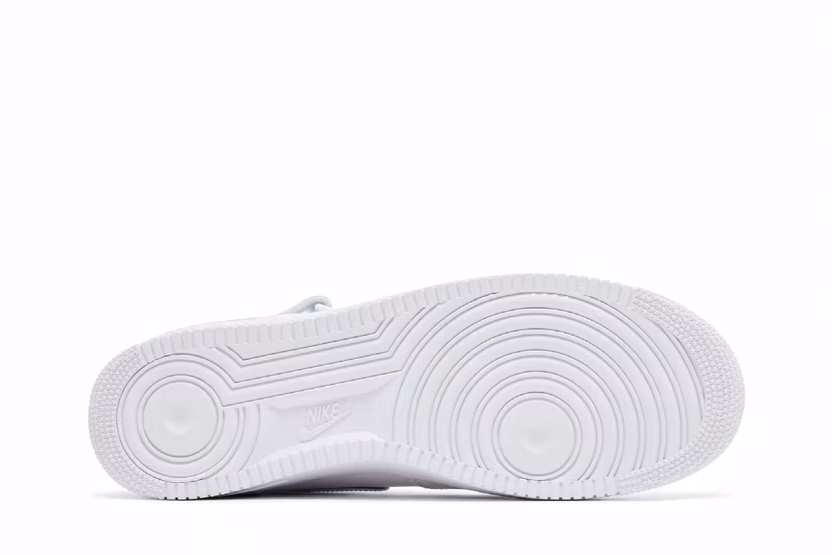 Supreme x Nike Air Force 1 Mid Box Logo - Triple White, view 5