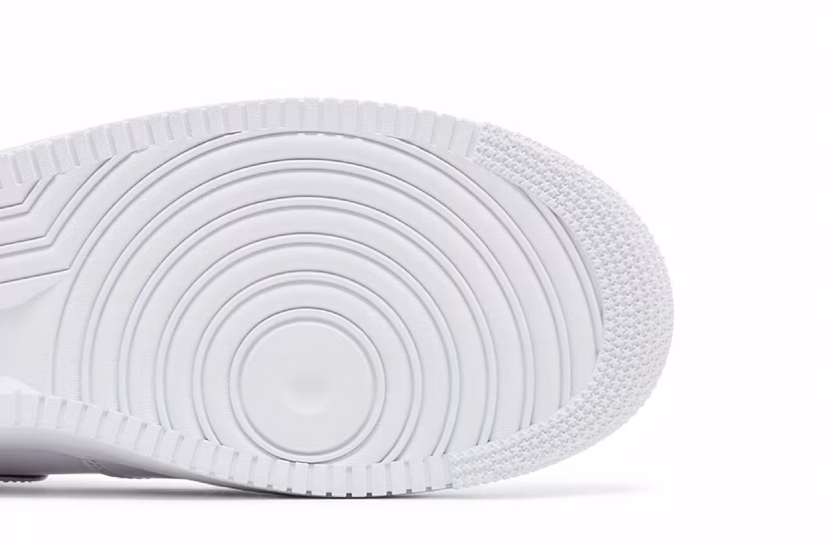 Supreme x Nike Air Force 1 Mid Box Logo - Triple White, view 6