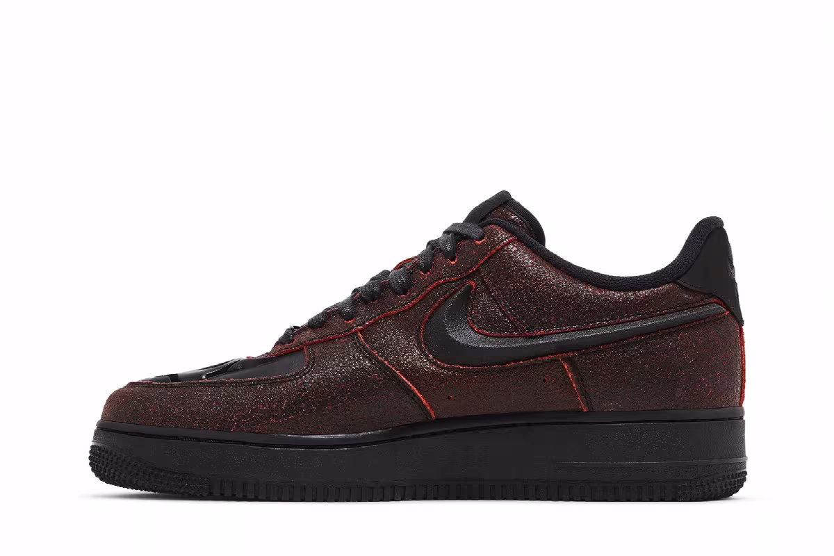 Nike Air Force 1 Low Halloween Skull, view 4