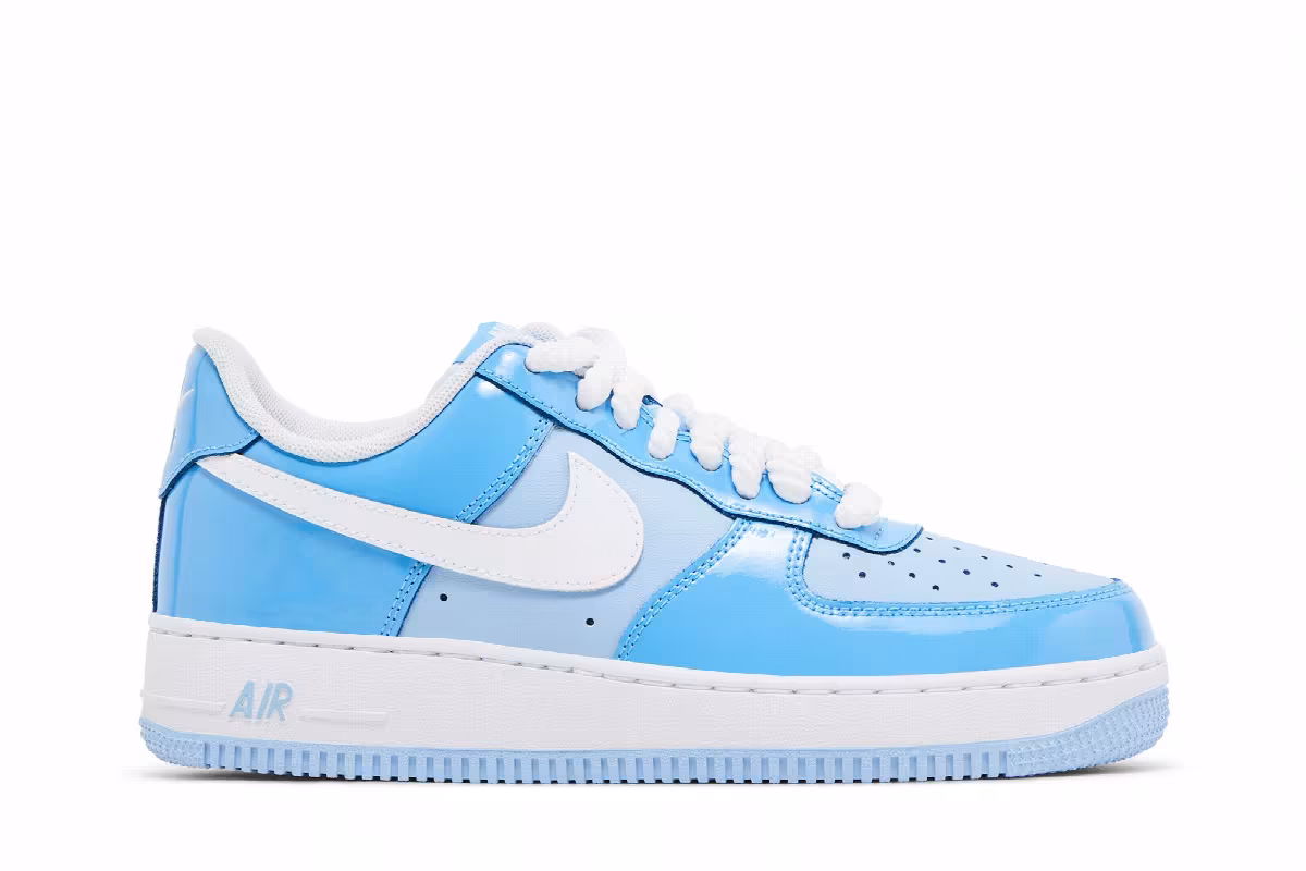 Nike Air Force 1 Psychic Blue Patent, view 2