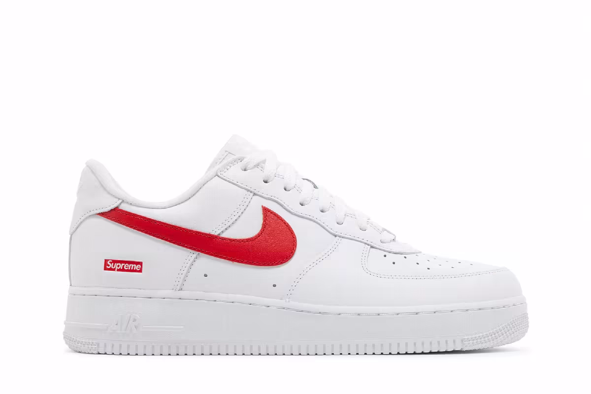 Supreme x Nike Air Force 1 Low Box Logo - Speed Red, view 2