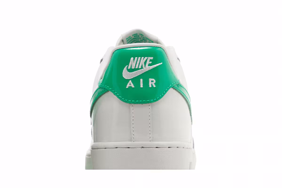 Nike Air Force 1 Platinum Tint Stadium Green, view 8