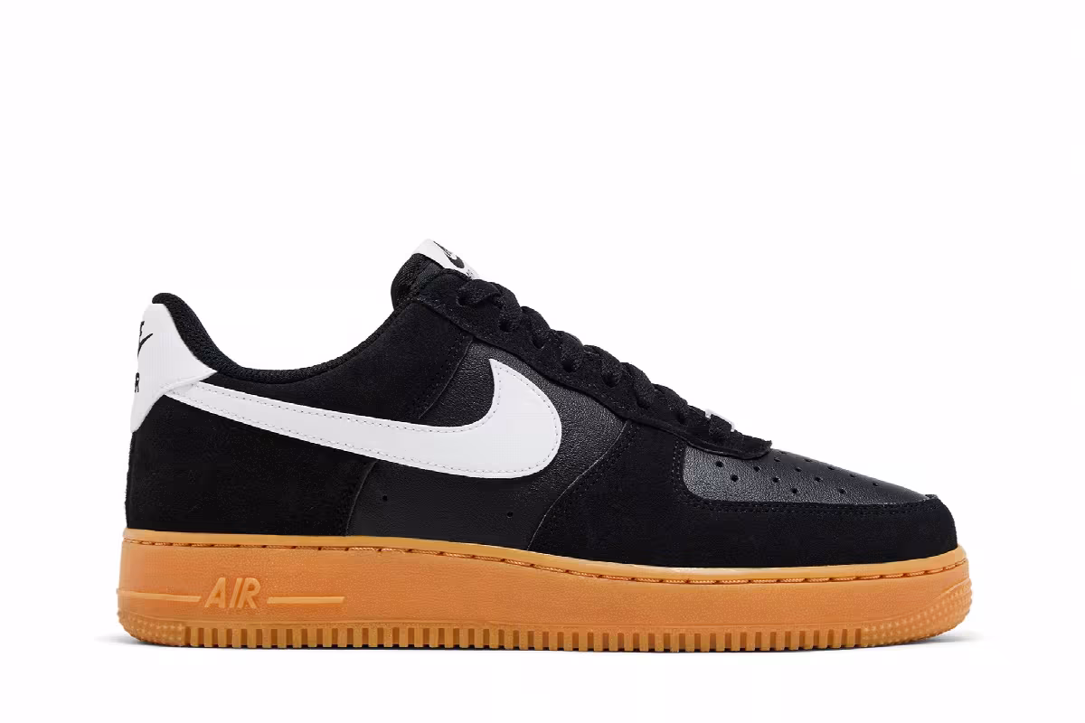 Nike Air Force 1 Gum Pack - Black, view 2