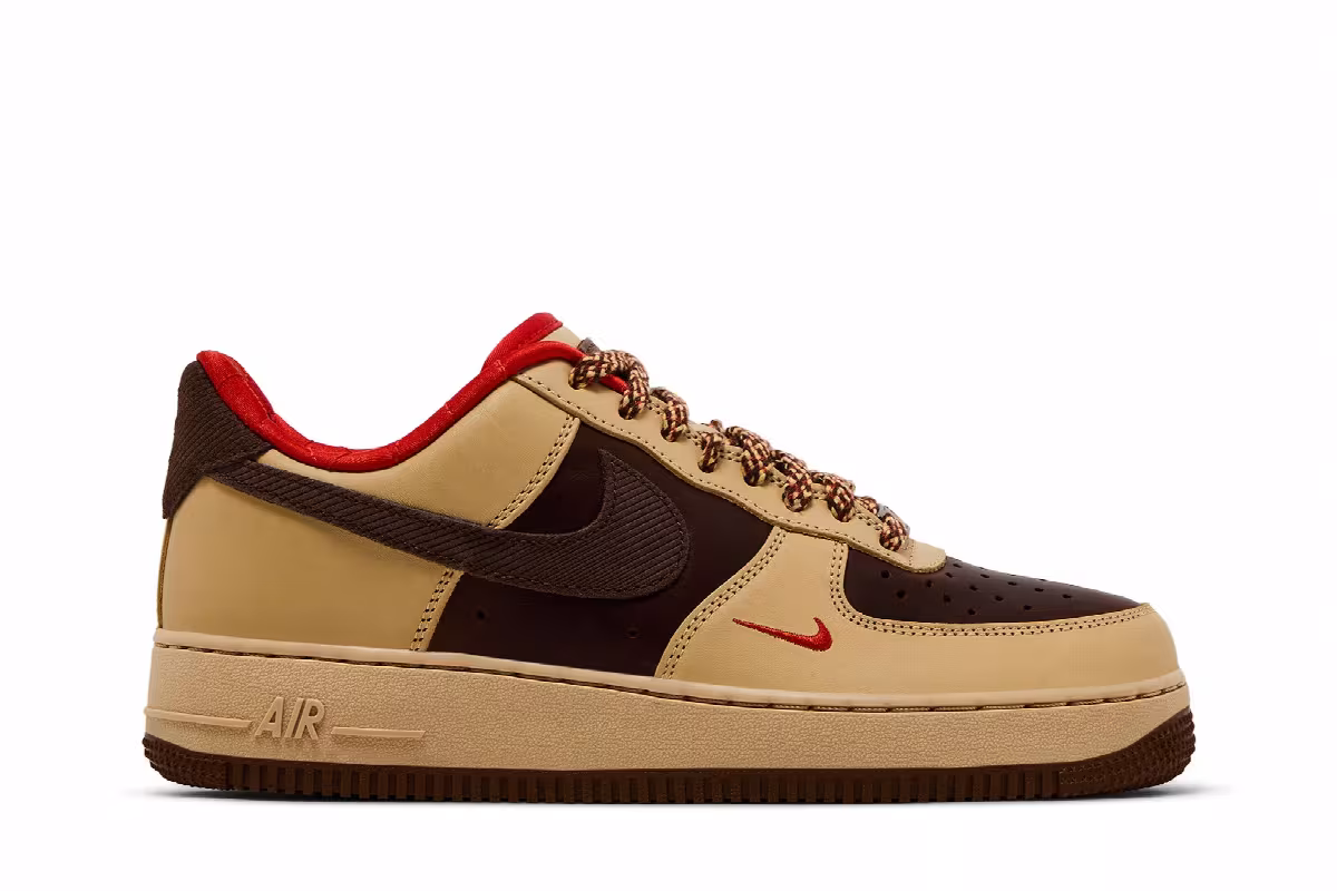 Nike Air Force 1 Light British Tan Cacao Wow, view 2