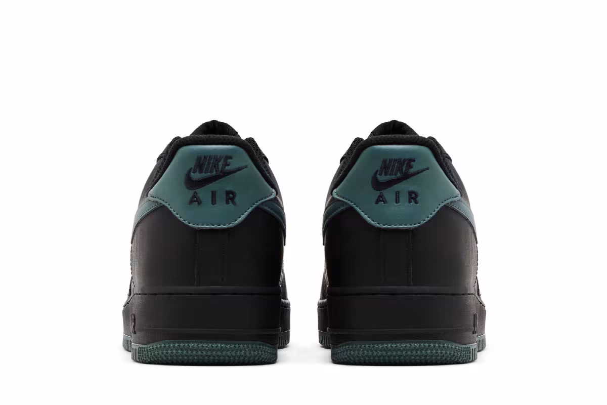 Nike Air Force 1 Black Vintage Green, view 7
