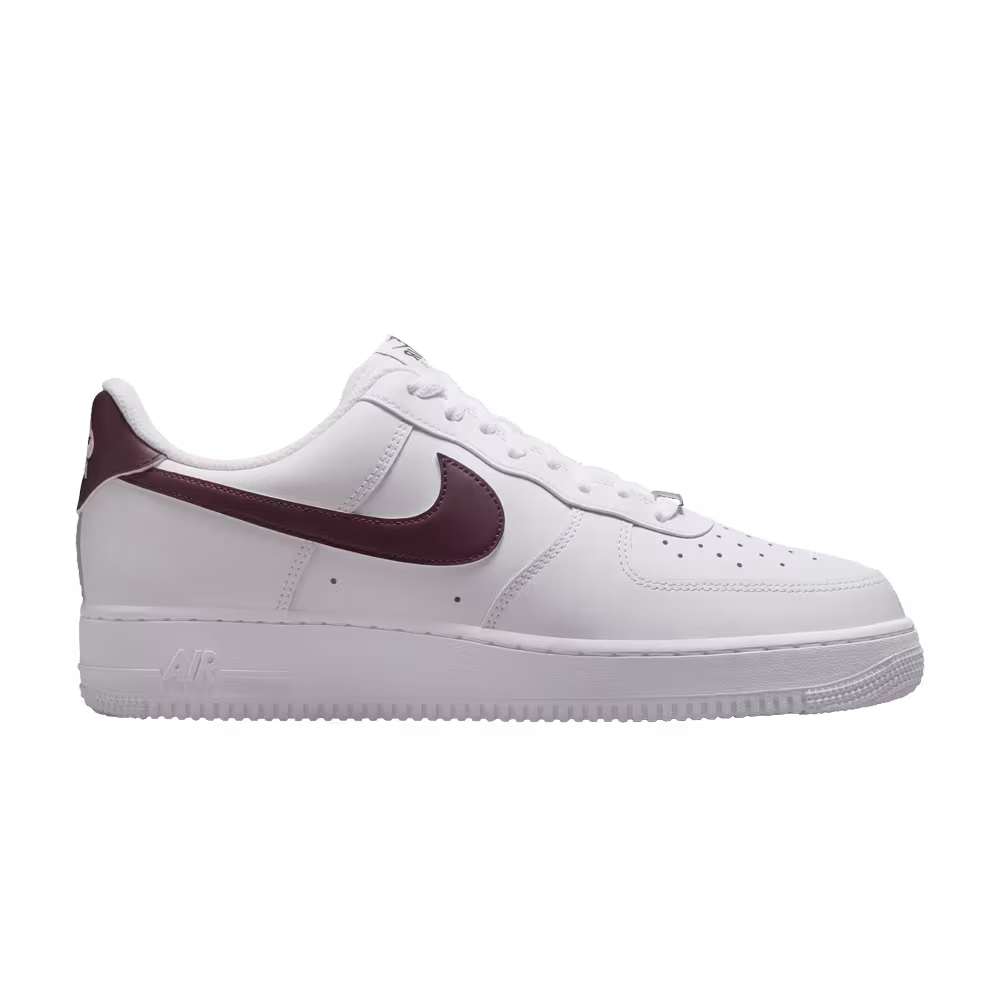 Nike Air Force 1 White Burgundy Crush