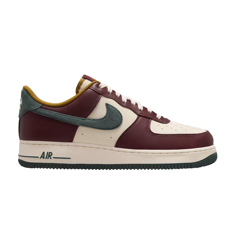 Nike Air Force 1 Dark Team Red Vintage Green