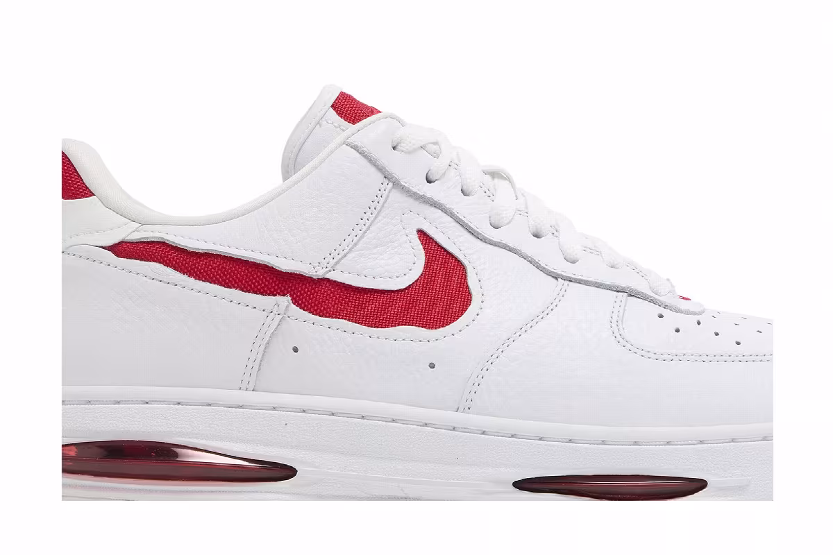 Nike Air Force 1 Low EVO White University Red, view 3