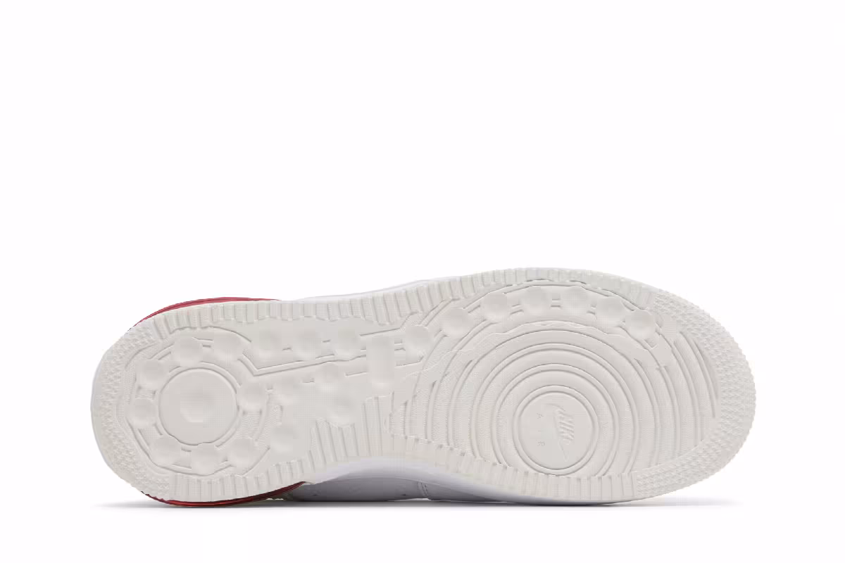 Nike Air Force 1 Low EVO White University Red, view 5
