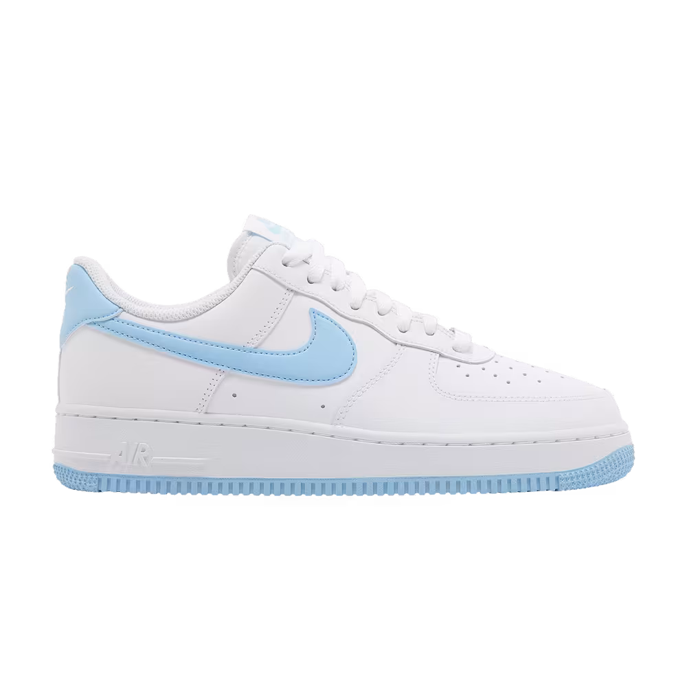 Nike Air Force 1 White Aquarius Blue