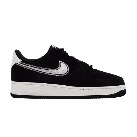 Nike Air Force 1 '07 LV8 'Embroidered Swoosh - Black Sail'