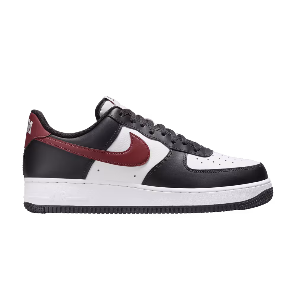 Nike Air Force 1 Black White Dark Team Red