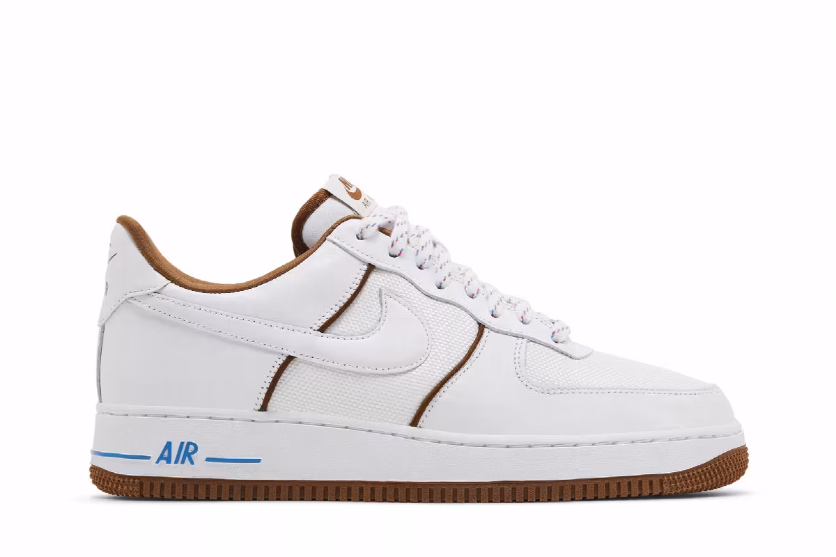 Nike Air Force 1 White Light British Tan, view 2