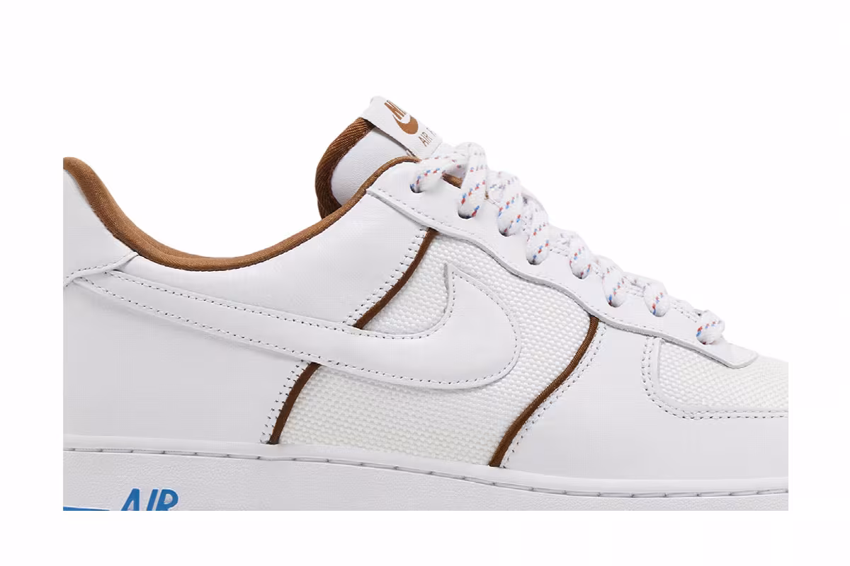 Nike Air Force 1 White Light British Tan, view 3