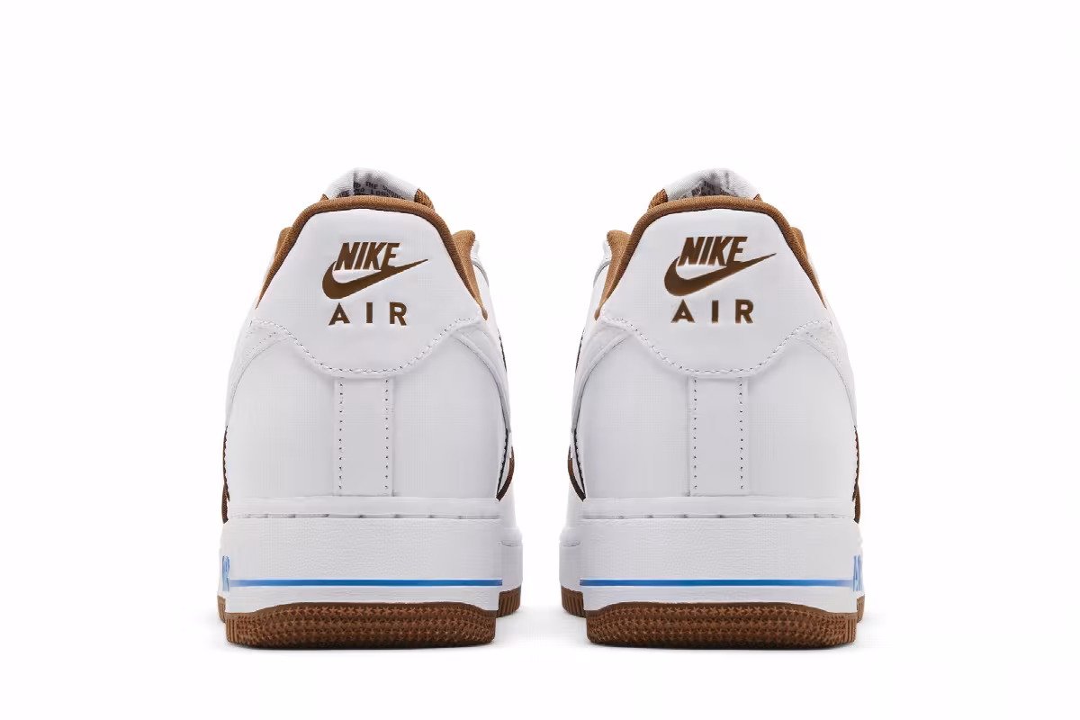 Nike Air Force 1 White Light British Tan, view 7