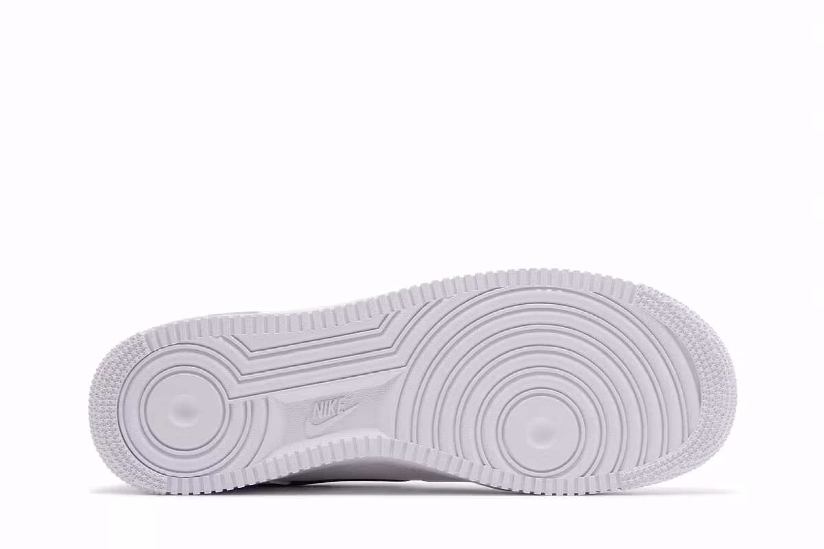 Nike Air Force 1 White Deep Royal Blue, view 5