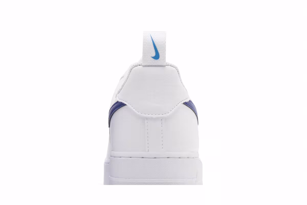 Nike Air Force 1 White Deep Royal Blue, view 8
