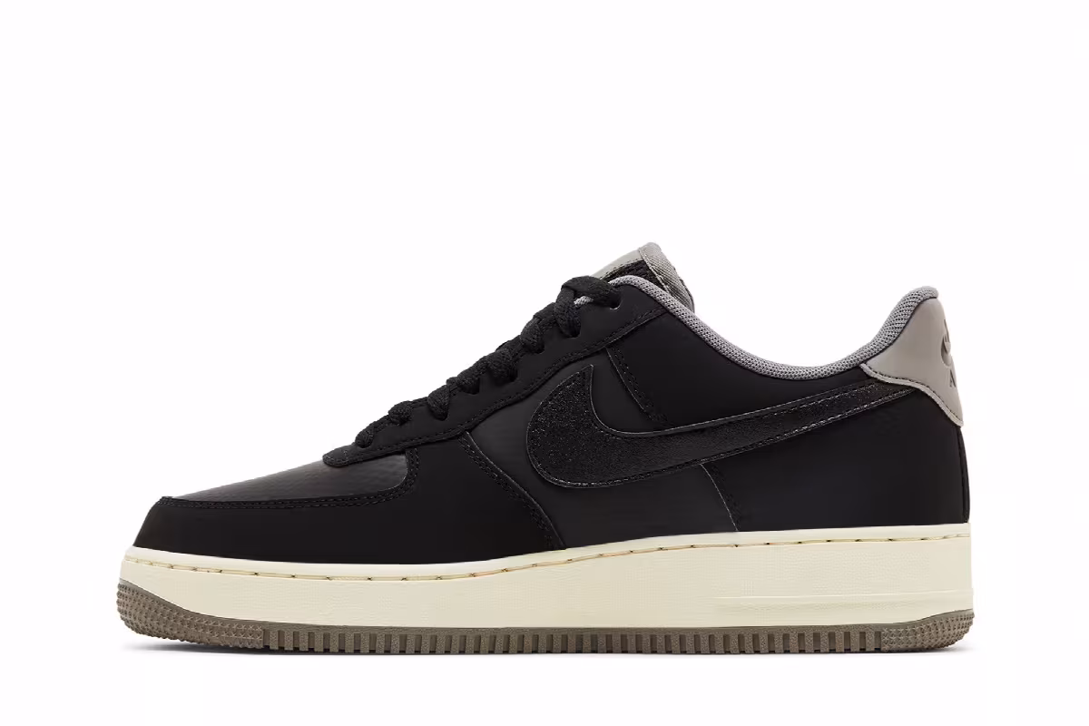 Nike Air Force 1 Black Flat Pewter, view 4