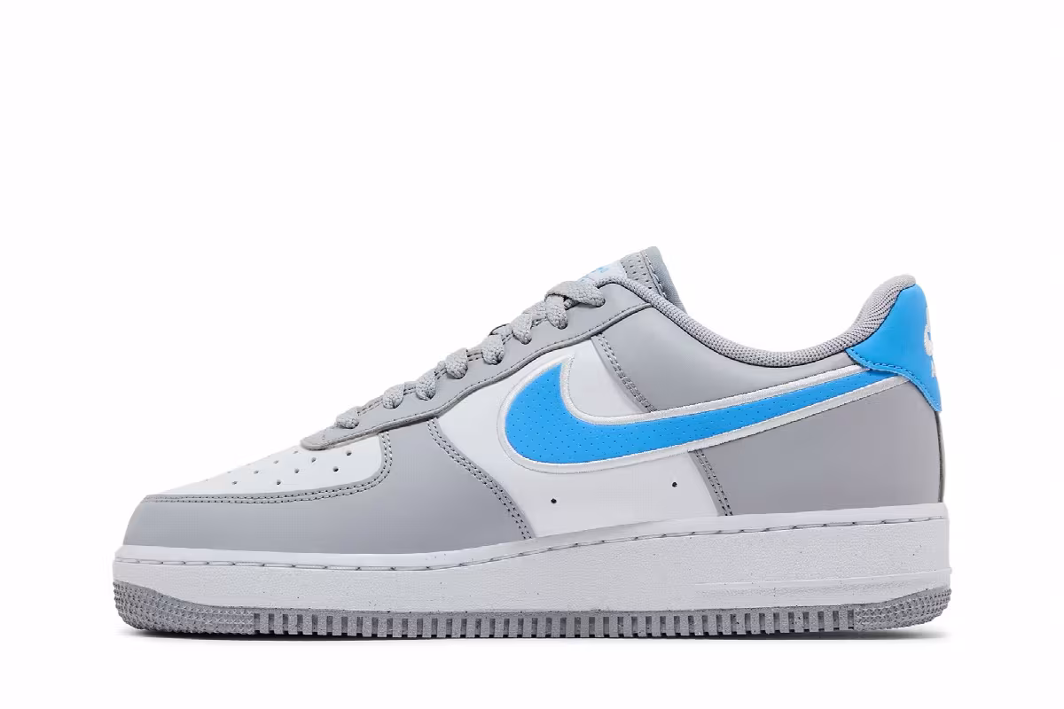 Nike Air Force 1 Wolf Grey University Blue, view 4
