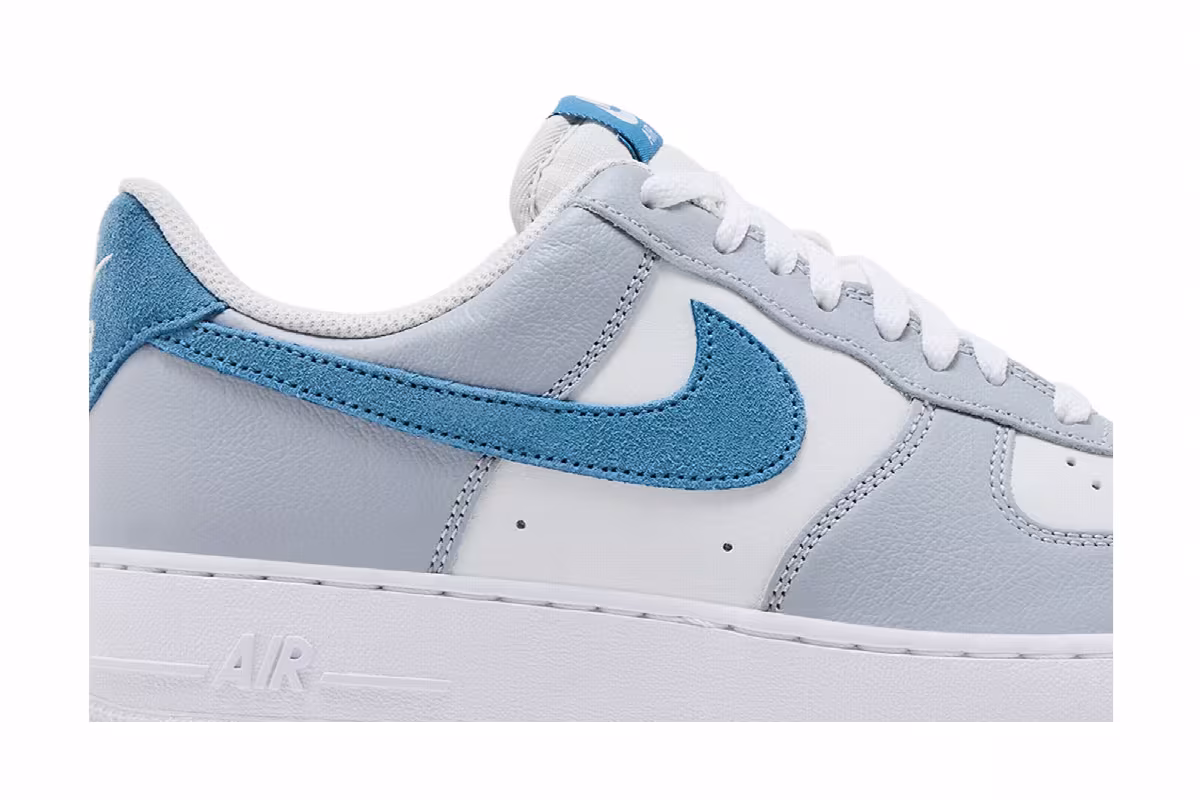 Nike Air Force 1 Summit White Aegean Storm, view 3