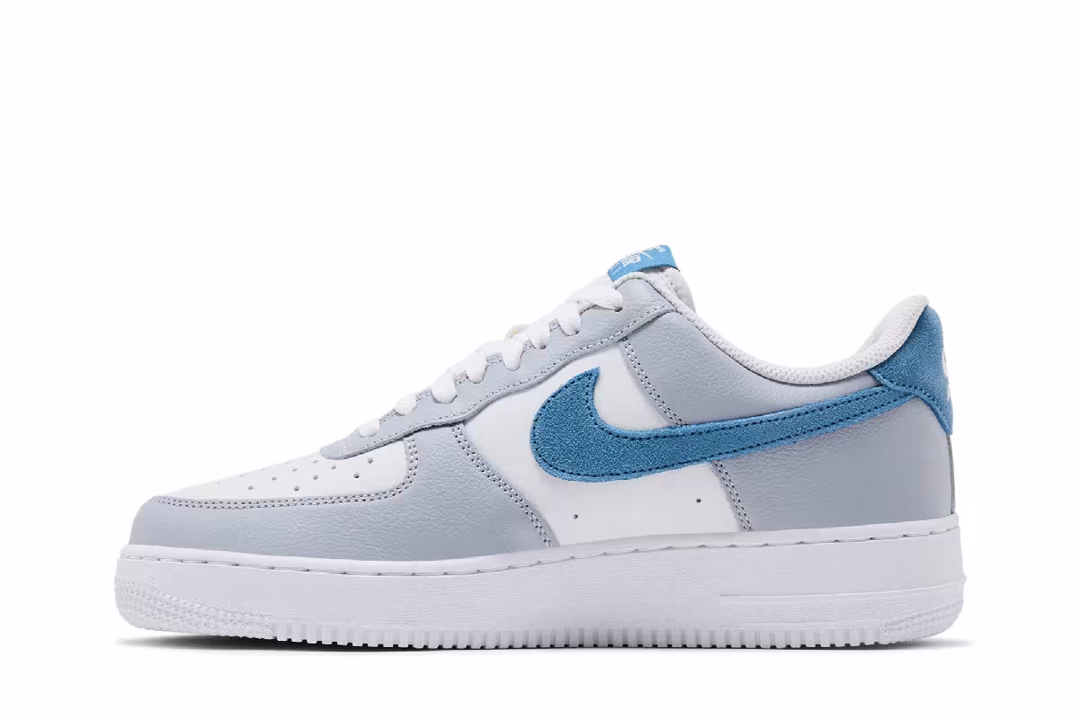 Nike Air Force 1 Summit White Aegean Storm, view 4