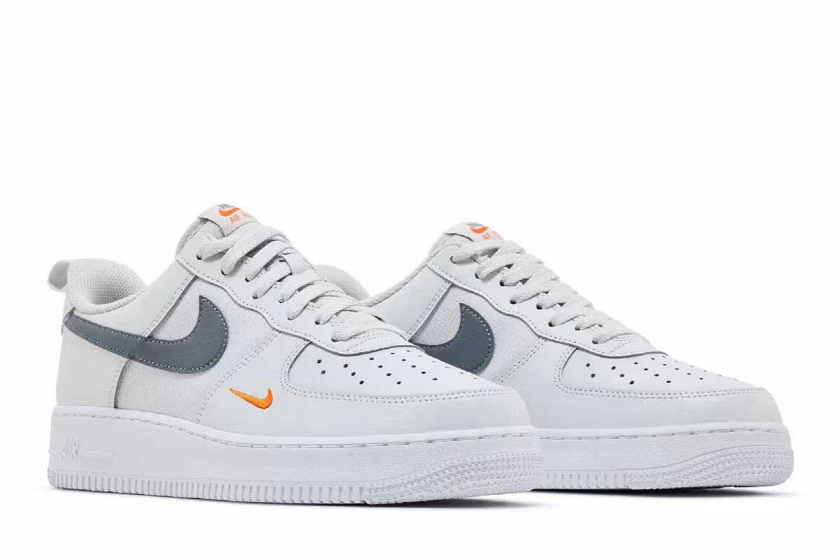 Nike Air Force 1 Photon Dust Safety Orange, view 9