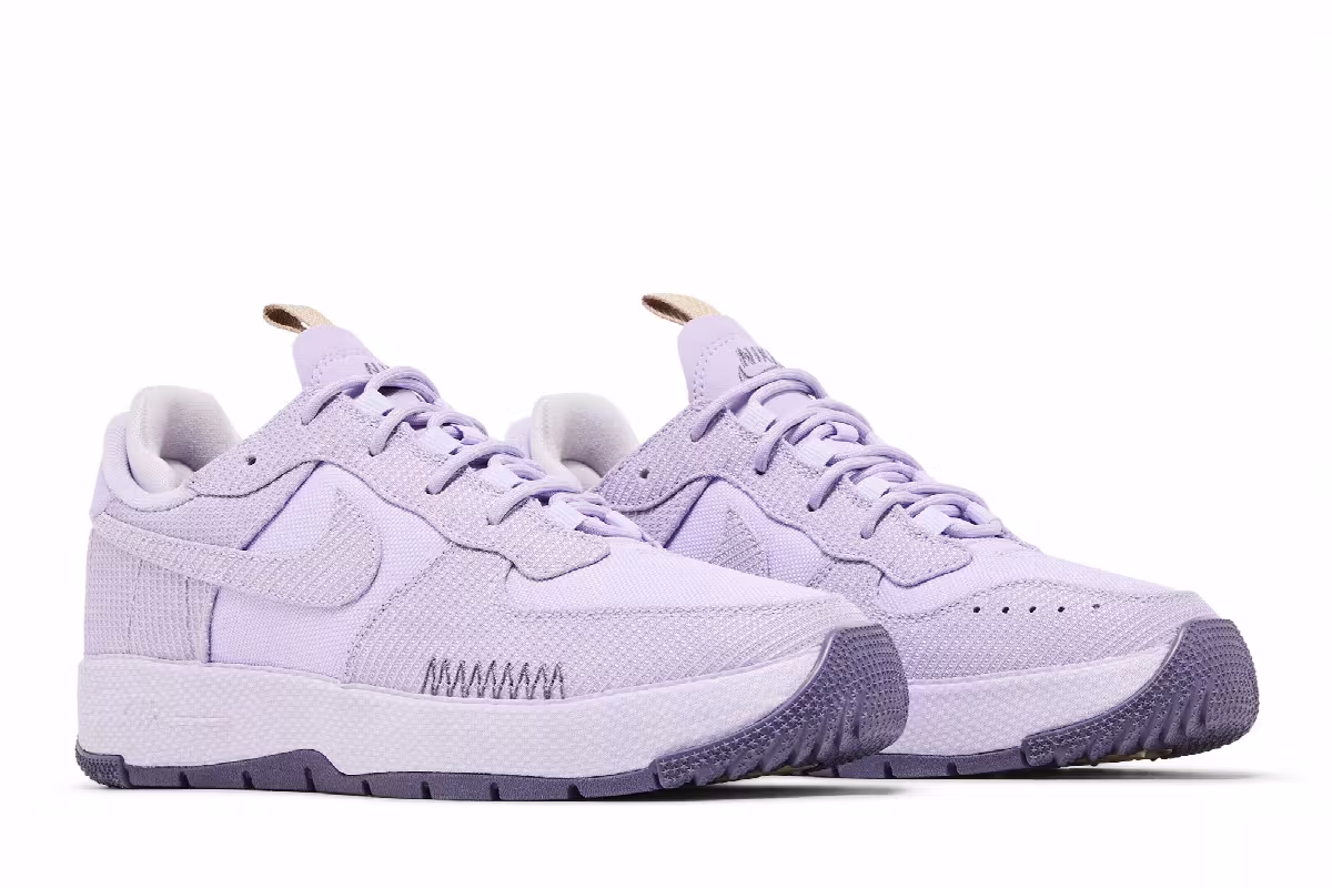 Nike Women's Air Force 1 Wild Lilac Bloom, view 9