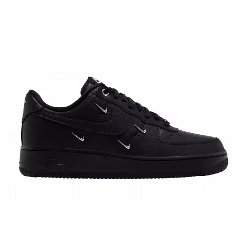 Nike Wmns Air Force 1 '07 LX 'Black Silver Mini Swoosh'