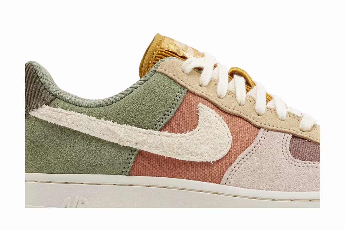 Nike Women's Air Force 1 Oil Green Terra Blush, view 3