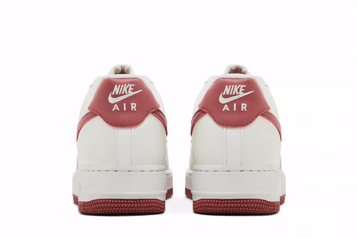 Nike Women's Air Force 1 Sail Canyon Pink, view 7
