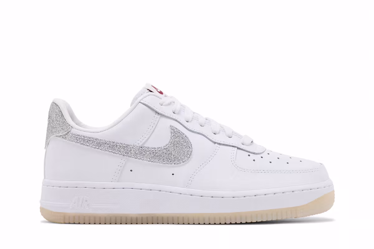 Nike Women's Air Force 1 Glitter Swoosh, view 2