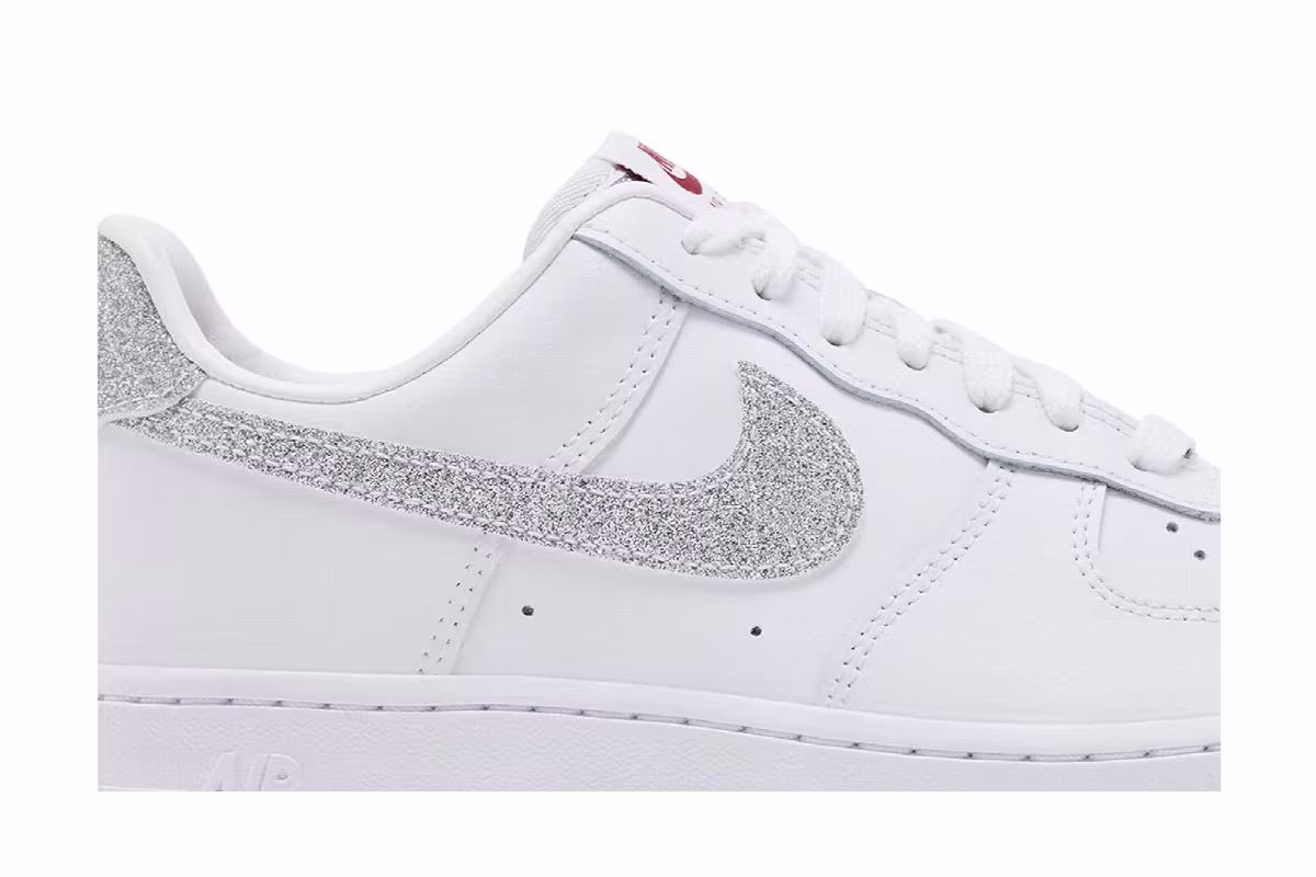Nike Women's Air Force 1 Glitter Swoosh, view 3