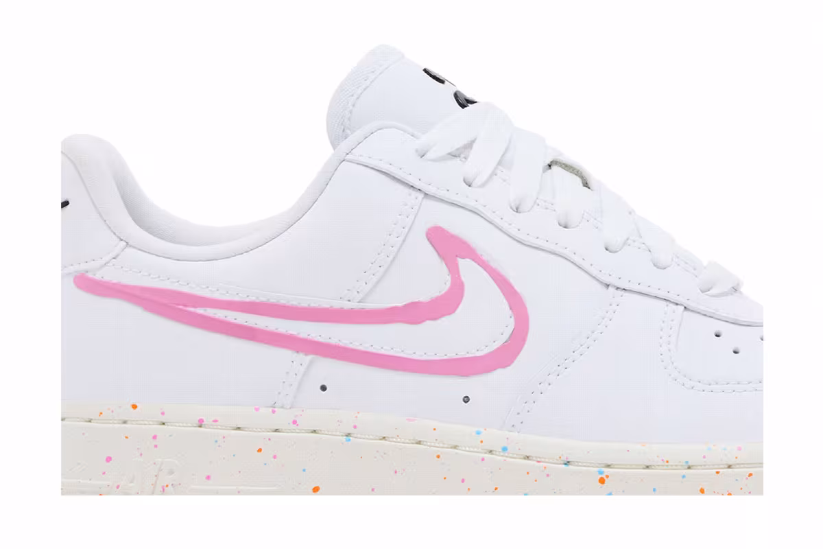 Nike Women's Air Force 1 Neon Paint, view 3