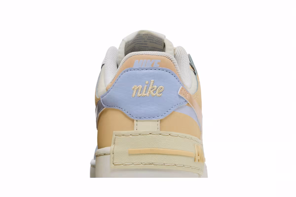 Nike Women's Air Force 1 Shadow Sail Ghost Pale Vanilla, view 8
