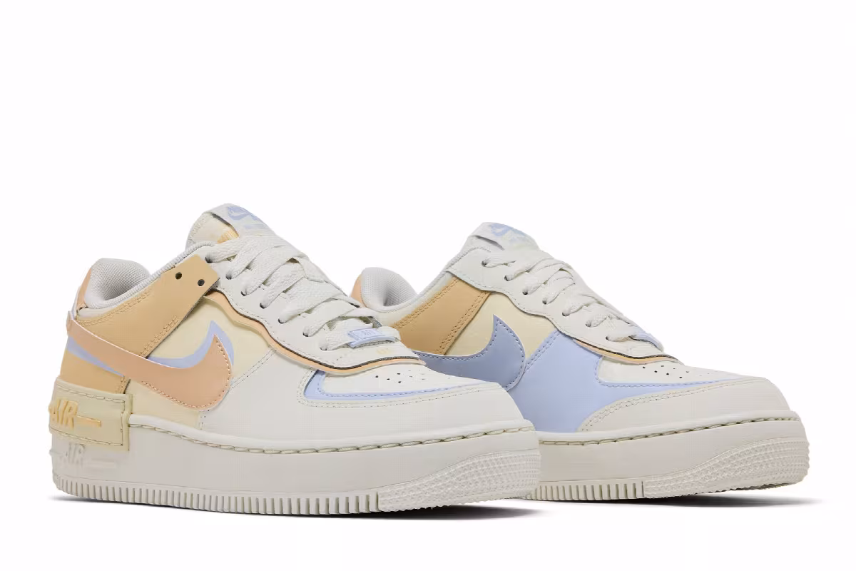 Nike Women's Air Force 1 Shadow Sail Ghost Pale Vanilla, view 9