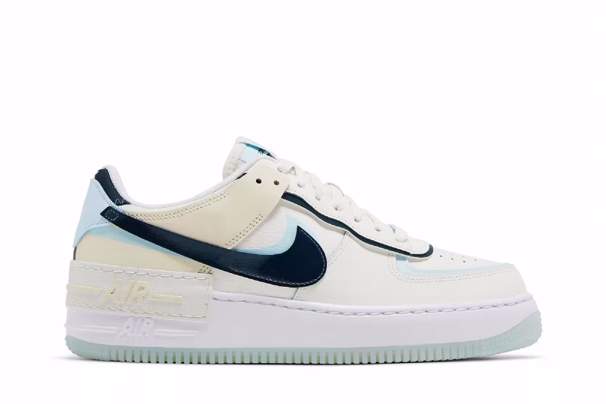 Nike Women's Air Force 1 Shadow Glacier Blue, view 2