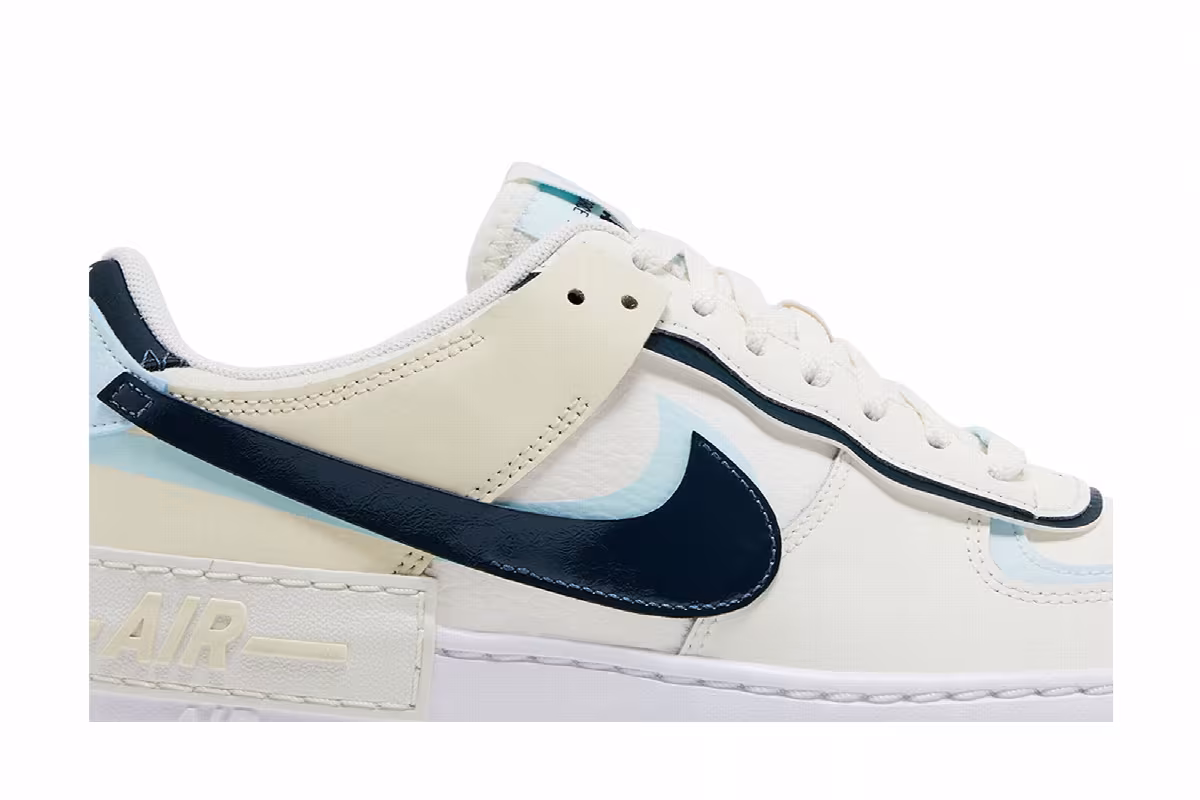Nike Women's Air Force 1 Shadow Glacier Blue, view 3