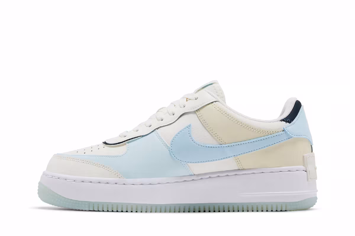 Nike Women's Air Force 1 Shadow Glacier Blue, view 4
