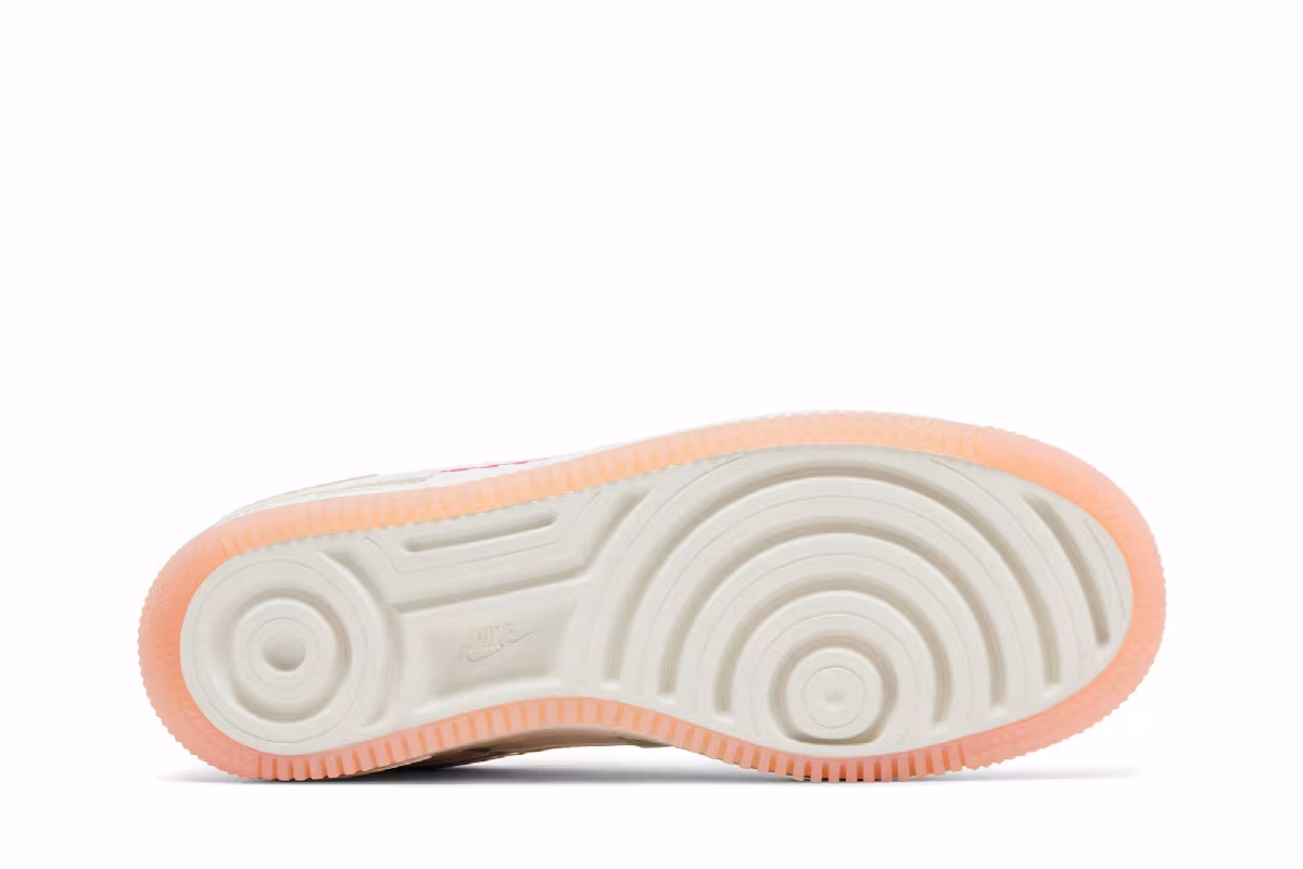 Nike Women's Air Force 1 Shadow Coconut Milk Crimson Tint, view 5