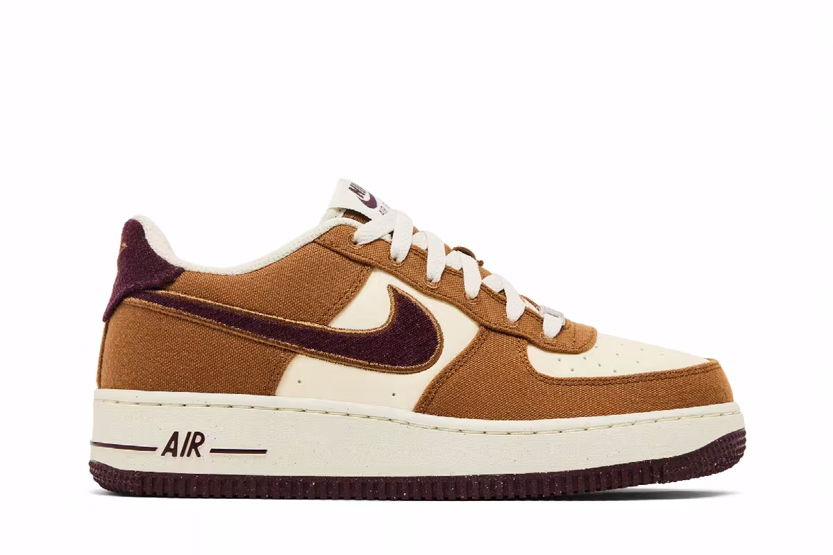 Nike Air Force 1 LV8 GS Notebook Doodle Pack - Light British Tan, view 2