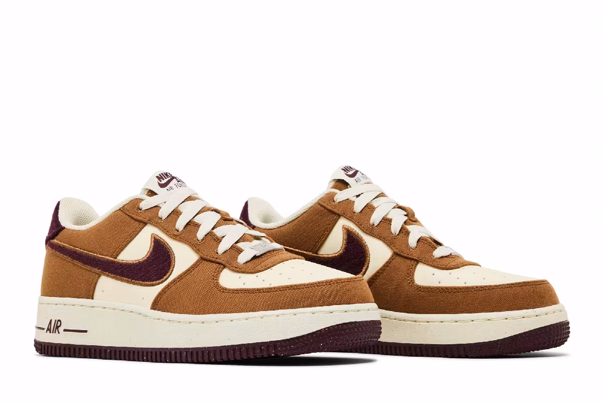 Nike Air Force 1 LV8 GS Notebook Doodle Pack - Light British Tan, view 9