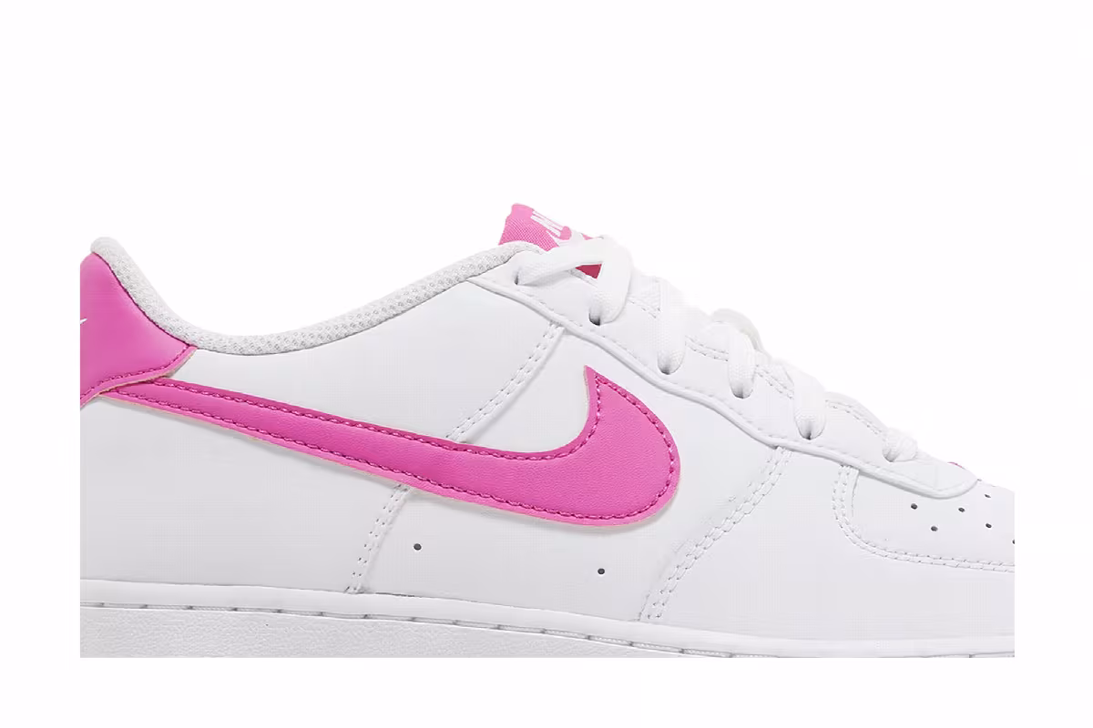 Nike Air Force 1 GS White Laser Fuchsia, view 3