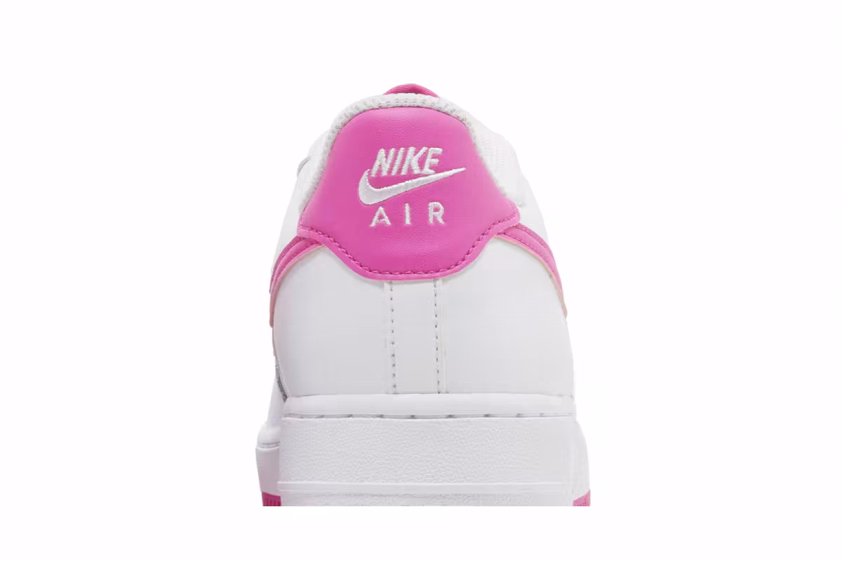 Nike Air Force 1 GS White Laser Fuchsia, view 8